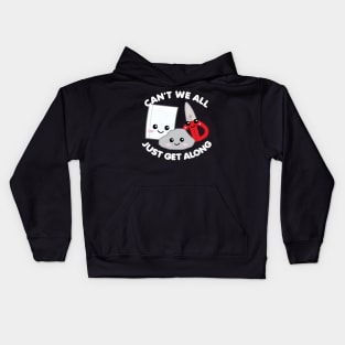 Can't We All Just Get Along Kids Hoodie